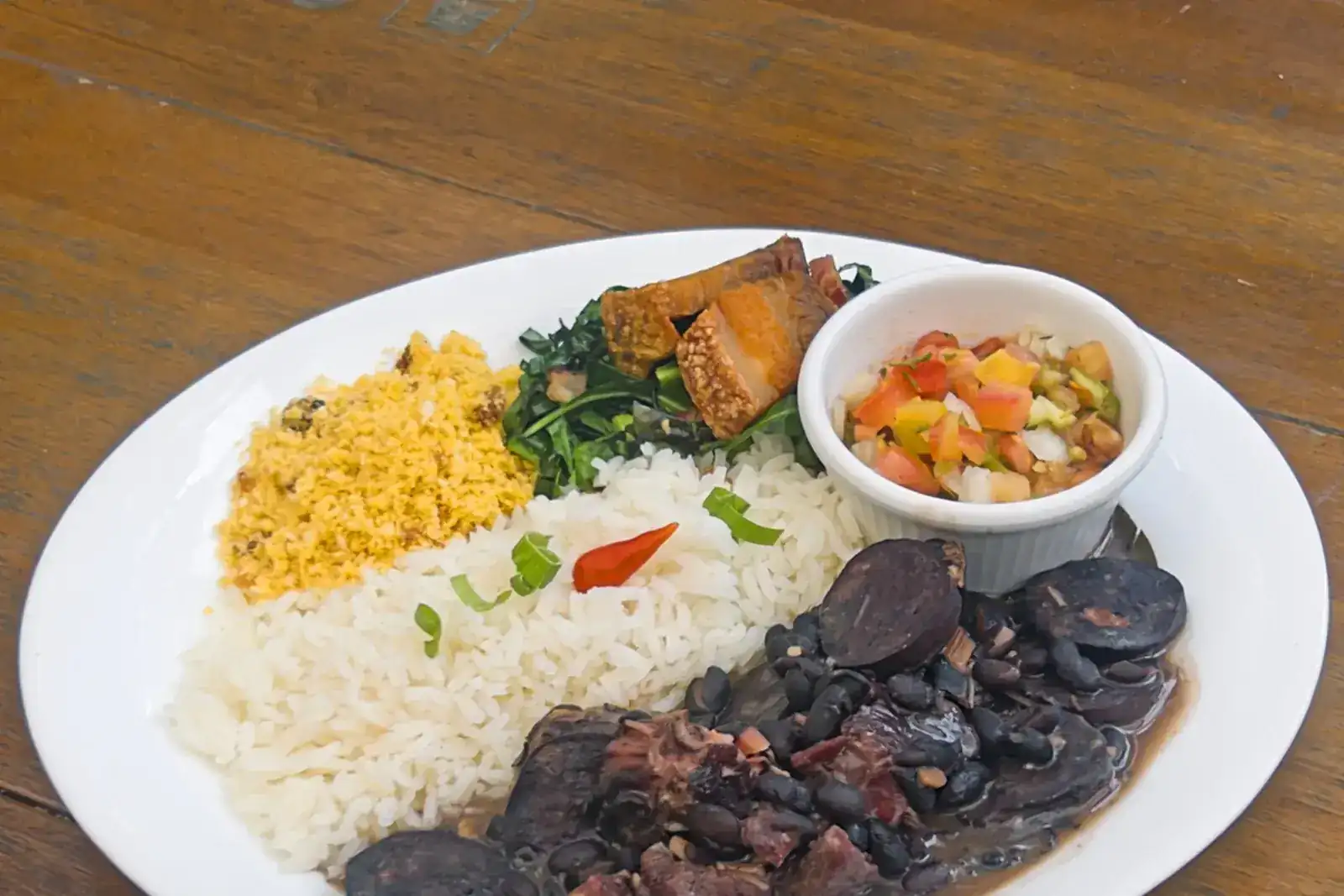 Feijoada do chef no almoço executivo